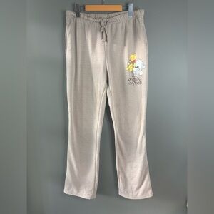 Disney Winnie The Pooh, Size M,Winnie the Pooh and Eeyore Graphic, straight leg